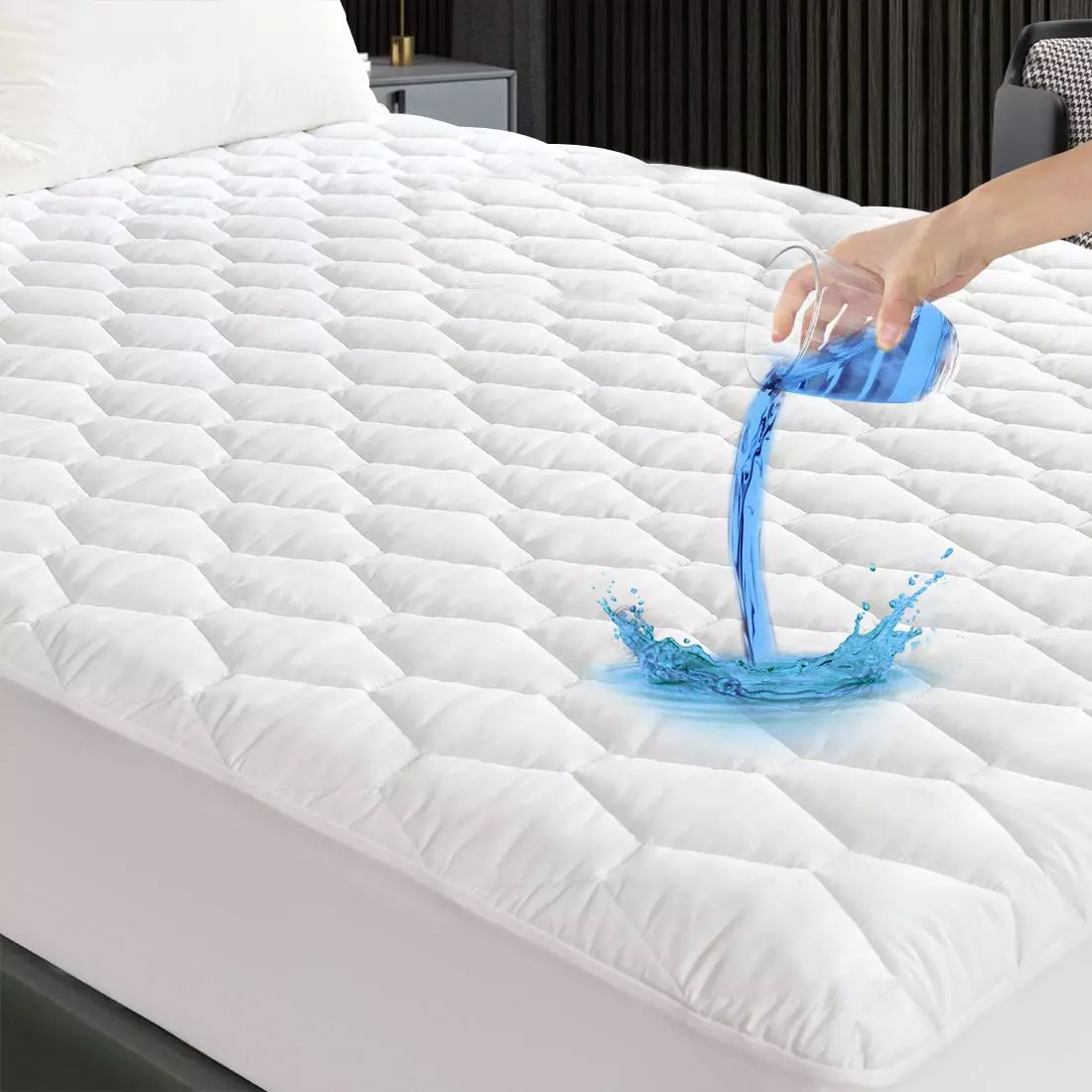 Eleta Quilted Fitted Mattress Protector