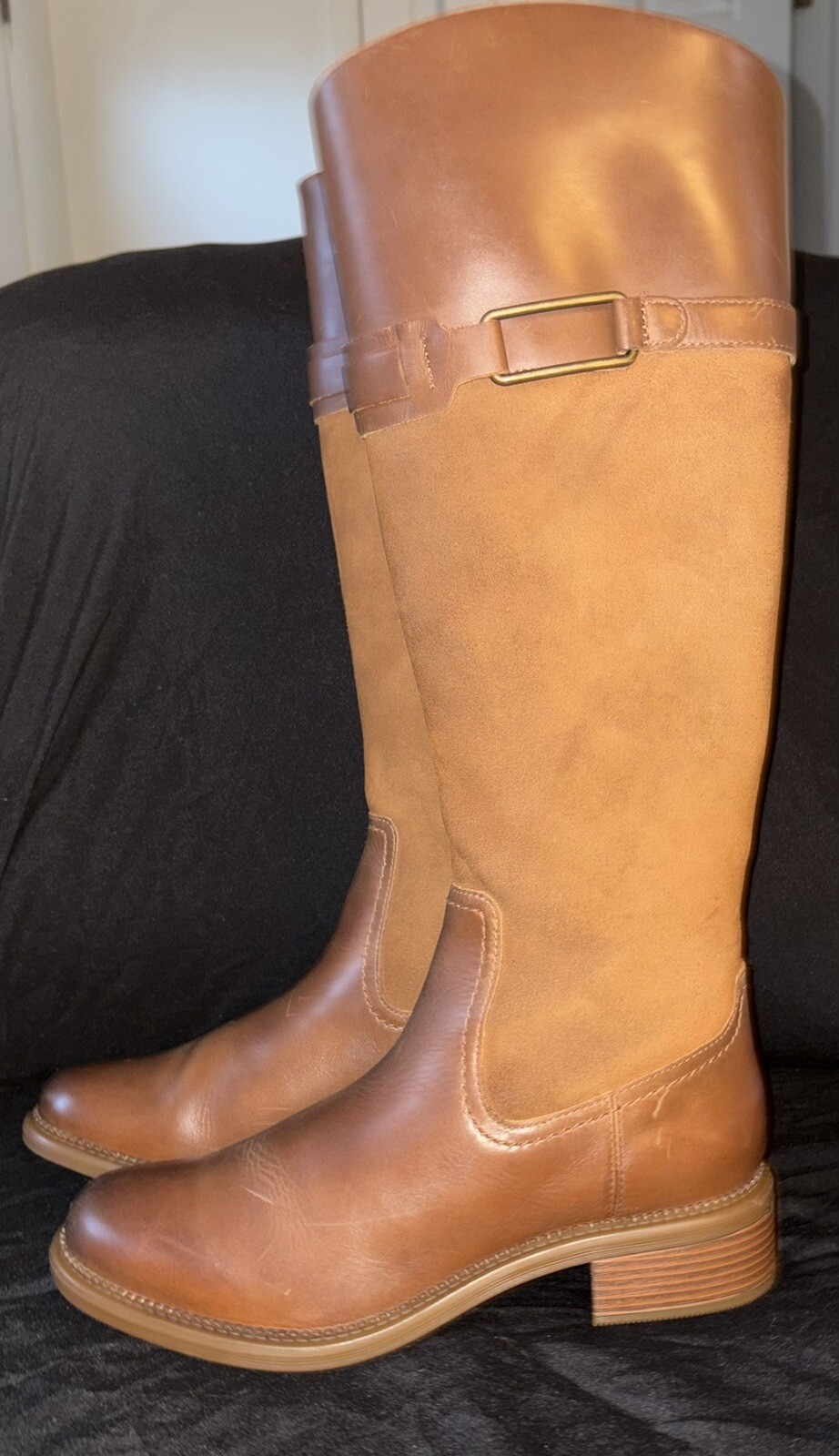 Clarks Women’s Maye Carly Boots - Tan- Size 9.5 - New In Box image 3