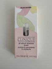 NIB Clinique All About Shadow Quad PINK CHOCOLATE 06 Eyeshadow Eye Shadow