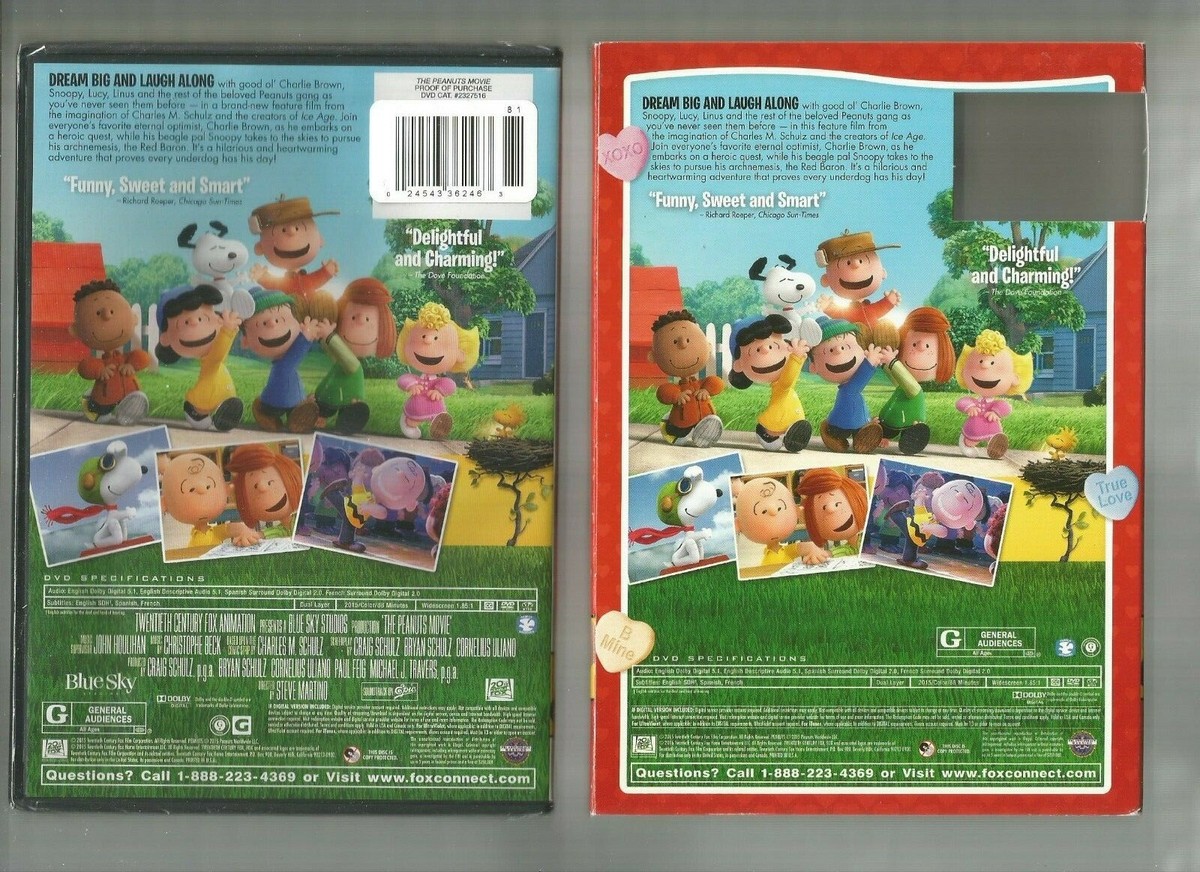 The Peanuts Movie (DVD, 2016) for sale online | eBay