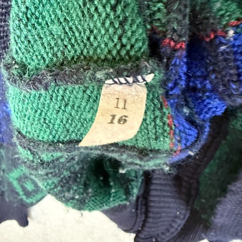 Vintage Yves Saint Laurent YSL Cardigan Mens 16 (XL) Cable Knit Lambswool - Picture 9 of 11