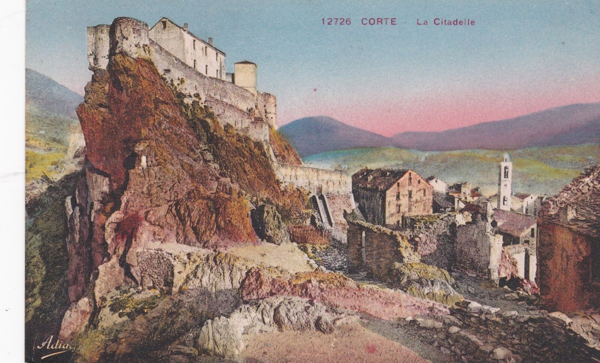 Carte Postale Ancienne CPA 20 Corse - Corte La Citadelle, Années 1900