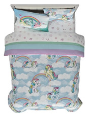 My Little Pony Classic Retro Rainbow Reversible Full Bed Set-AB0CSH22YYC3
