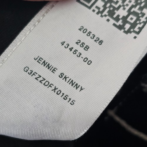 Pantalones de mezclilla True Religion para mujer 27 negros ajustados tiro medio elásticos curvilíneos Jennie 25x28 - Imagen 12 de 12