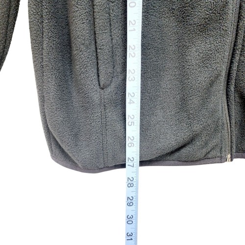 Chaqueta polar Essentials talla XS negra con cremallera completa con bolsillos para mujer - Imagen 6 de 9