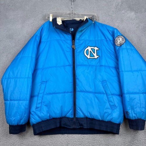 Vintage North Carolina Tarheels Pro Player Puffer Jacket Mens Large Reversible - Picture 4 of 18