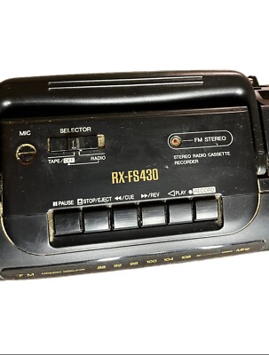 Panasonic RX-FS430 Radio/Cassette Boombox for sale online | eBay