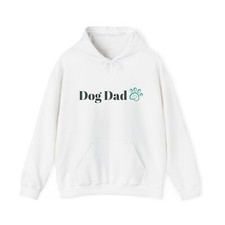 Dog Dad Hoodie, Unisex Sweatshirt, Gift for Dog Owners, Funny Pet Apparel, Cozy