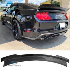Fits 15-23 Ford Mustang High Kick Duckbill Gloss Black Rear Trunk Spoiler Wing