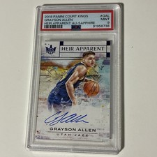 Grayson Allen Auto RC /25 Sapphire2018-19 Panini Court Kings Heir Apparent Suns