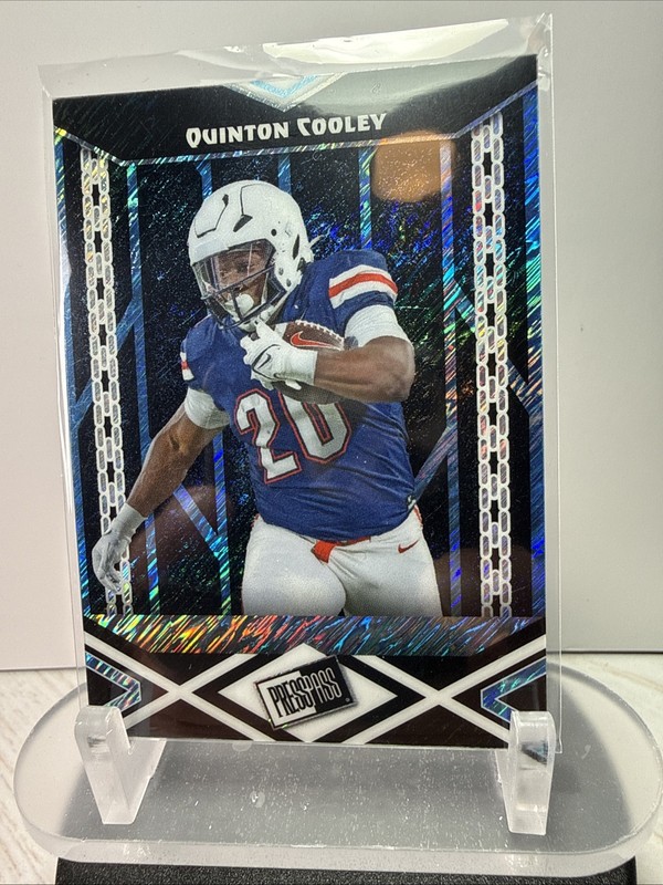 2024 Leaf Press Pass Promo Purple Shimmer #PPB-221 Quinton Cooley    /20