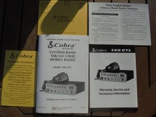 Cobra CB Radio 148 GTL. 40 Channel. Original Manuals