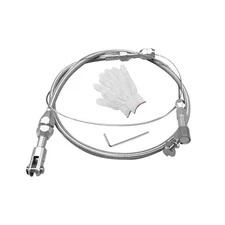 36" Braided Throttle Cable Kit, Universal Accelerator Adjustable Throttle Cab...