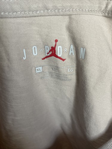 Nike Air Jordan Retro 1 T Shirt Mens SZ XL Beige/Orange/Black Basketball Retro - Picture 5 of 5