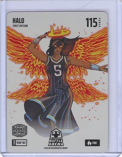 2024 Bo Jackson Battle Arena HALO Angel Reese Blizzard Fire Battlefoil BLBF-103