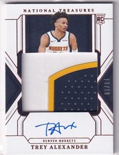 2024-25 Panini NT NBA No. 116 Trey Alexander True RPA Rookie Patch Auto 1/24