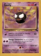 GASTLY 33/62 FOSSIL UNLIMITED DMG on eBay