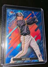 2025 Topps Finest - Nick Yorke - Blue Refractor /99 - Rare (RC)