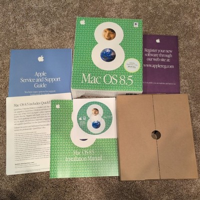Vintage 1998 Apple Computer Mac OS 8.5 Software Kit Full Version M6672LL/A