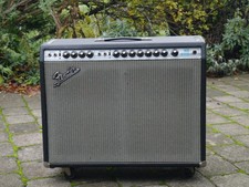 Fender Twin Reverb Silverface 1972 servicio completo + tubos de alimentación nuevos