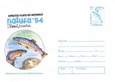 ROMANIA 084/1994: NATURE PROTECTION, TIMISOARA - FISH, TROUT unused postal stati