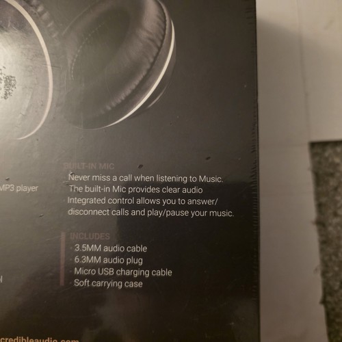 NCREDIBLE1 Bluetooth Headphones Wireless Over-Ear Headset - Picture 12 of 13