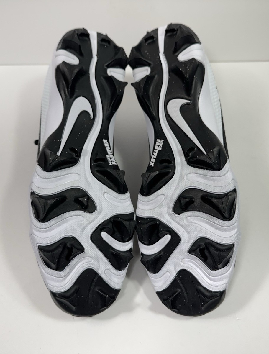 Nike Vapor Edge Shark 2 Football Cleats Black White Mens Size 11