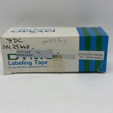 RARE lot of 9 Rolls DYMO Embossing Label Tape Aluminum 1/2" x 12ft Industrial