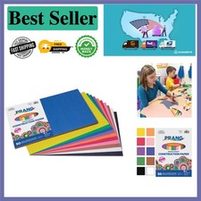 Sunworks Heavyweight Construction Paper: 10 Assorted Colors, 50 Sheets, 12"x18"