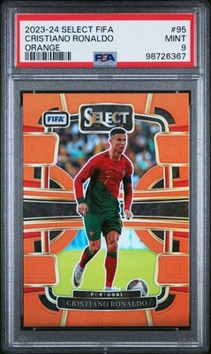 2023-24 PANINI SELECT CRISTIANO RONALDO NUMBERED /49 ORANGE PORTUGAL