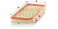 MANN-FILTER C 41 110 Luftfilter OE XCP00000921 kompatibel mit Passat CC Passat 3