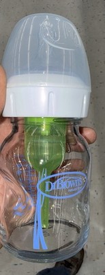 Dr Brown's Natural Flow Options+ Wide Neck Glass 5 oz Pack of 3 New