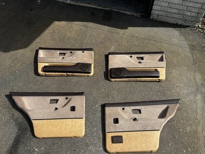 VW MK2 Jetta Golf Set (4) LH RH Front Rear Interior Door Panel Cards OEM Genuine