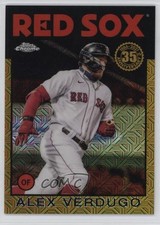 2021 Topps Silver Pack Series 2 1986 Chrome Baseball Gold 17/50 Alex Verdugo 2h5