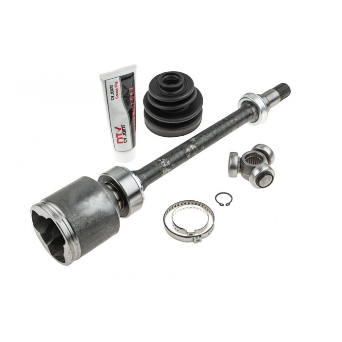 Joint d'arbre avant droit renforcé en acier forgé pour Toyota Avensis T27