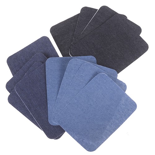 12pcs Jeans Patch Iron On Patches Repair Patchwork For Clothes Stickers Sewi DI - Picture 5 of 12