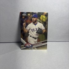 SAM DYSON 2017 TOPPS CHROME #620 SUPERFRACTOR TEXAS RANGERS RARE SP 1/1