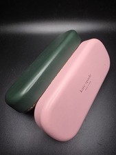 KATE SPADE Glasses Sunglasses Hard Case Pink Green So Happy To See You