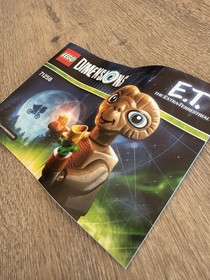 Vintage Lego Manual ET Lego Dimensions E.T. 71258