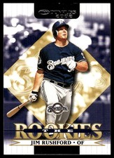 Jim Rushford 2002 Donruss The Rookies #91 Brewers MLB READ FREE SHIPPING