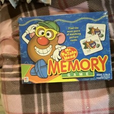 Milton Bradley Mr. Potato Head Memory Game 72 Picture Cards Tray Ages 3-6