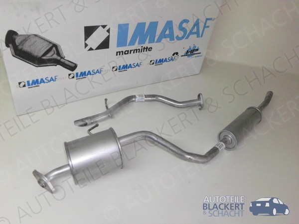 Imasaf Auspuff Anlage + Anbauteile FüR Daihatsu Trevis 1.0 43KW/58PS 2006-2010-image