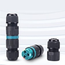 IP68 Waterproof 2 Way 3-PIN Junction Box Electrical Cable Connector M20 Wire ...