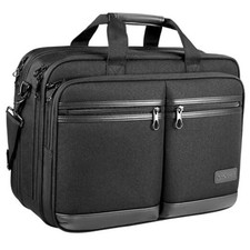 Laptop Bag Stylish Laptop Briefcase Fits Up to 17.3 Inch Expandable Water
