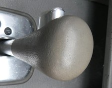 Audi A6 4B Griff Knopf Automatik Schaltknauf Schalthebel Leder swing dunkelgrau