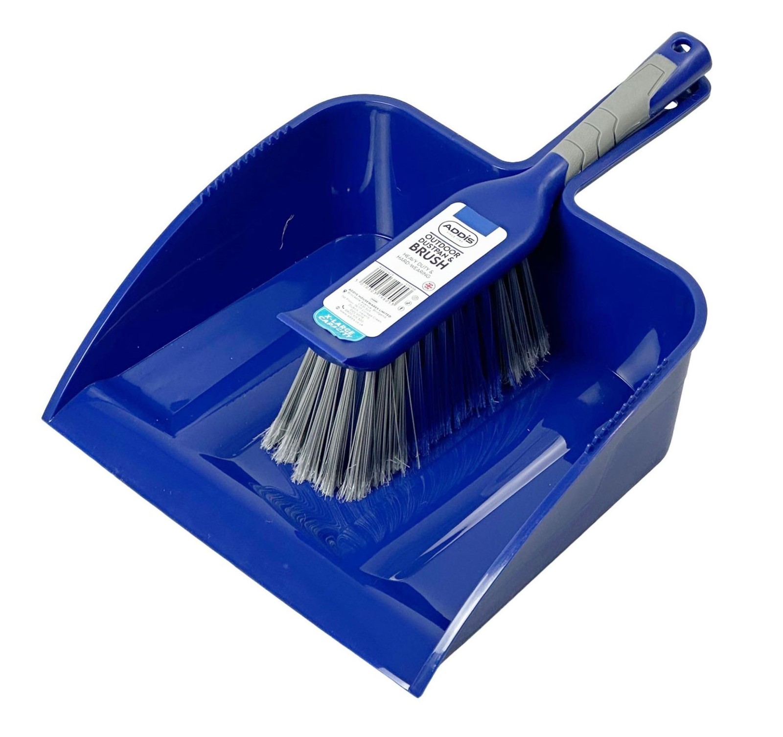 Outdoor Dustpan - Brush Set by Addis Heavy Duty Yard Sweeper with Wide St 7490₽