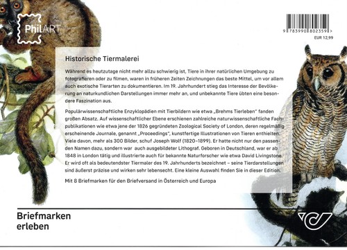 Österreich PM Marken Heft Historische Tiermalerei - Picture 3 of 3