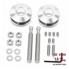 2.44" Quick Release Hood Pins Compatible with Universal Vehicles - Silver