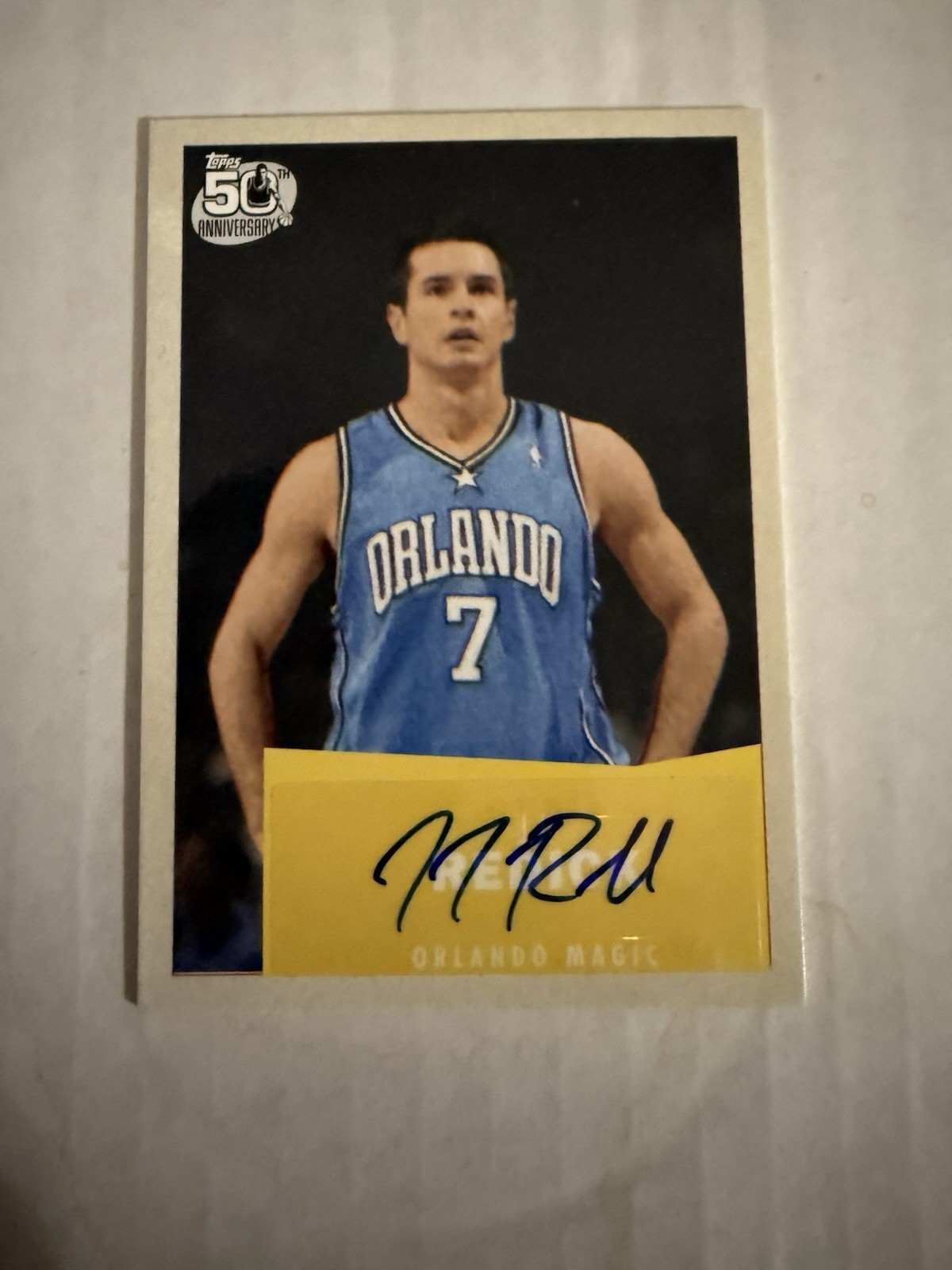 2007 Topps 50th Anniv: #106 JJ Redick Auto