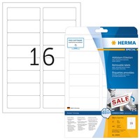 Herma Universal Etiketten Special 88,9 X 33,8 Mm Weiß 400 Etiketten